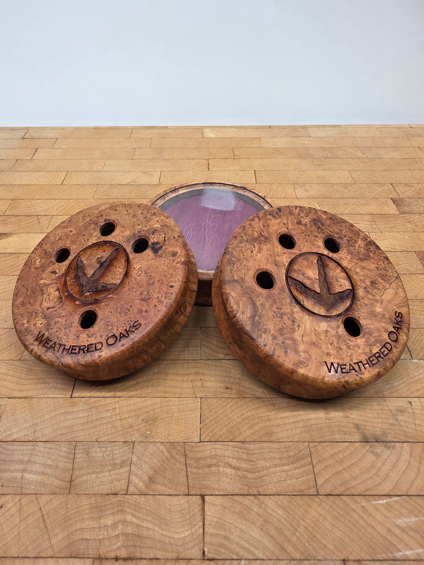 Cherry burl pot call